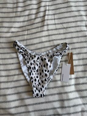 NWT Reformation Peche High Hip Bikini Bottoms
